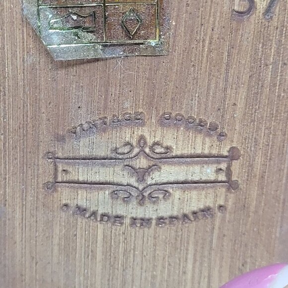 Veracruz Tala Crackle Boots Sz 37 Tall Distressed Leather Oxblood Wine Riding - Picture 8 of 15